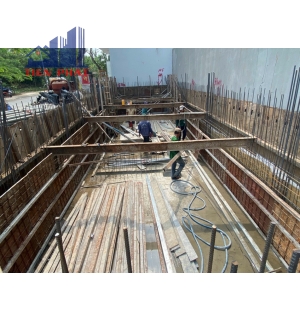 Nhà phố huyện Nhà Bè TP.HCM 1 hầm 4 tầng 550m2
